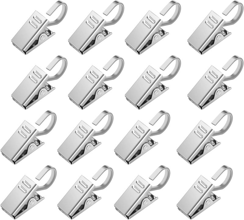 CEILINGRAIL Curtain Clips For Ceiling Curtain Track Flexible Curtains Tracks Bendable Ceiling's Rails Set for Window Door Shower Room Divider Curtains RV - Image 1